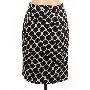 TU Michael Michael Kors black white dot skirt